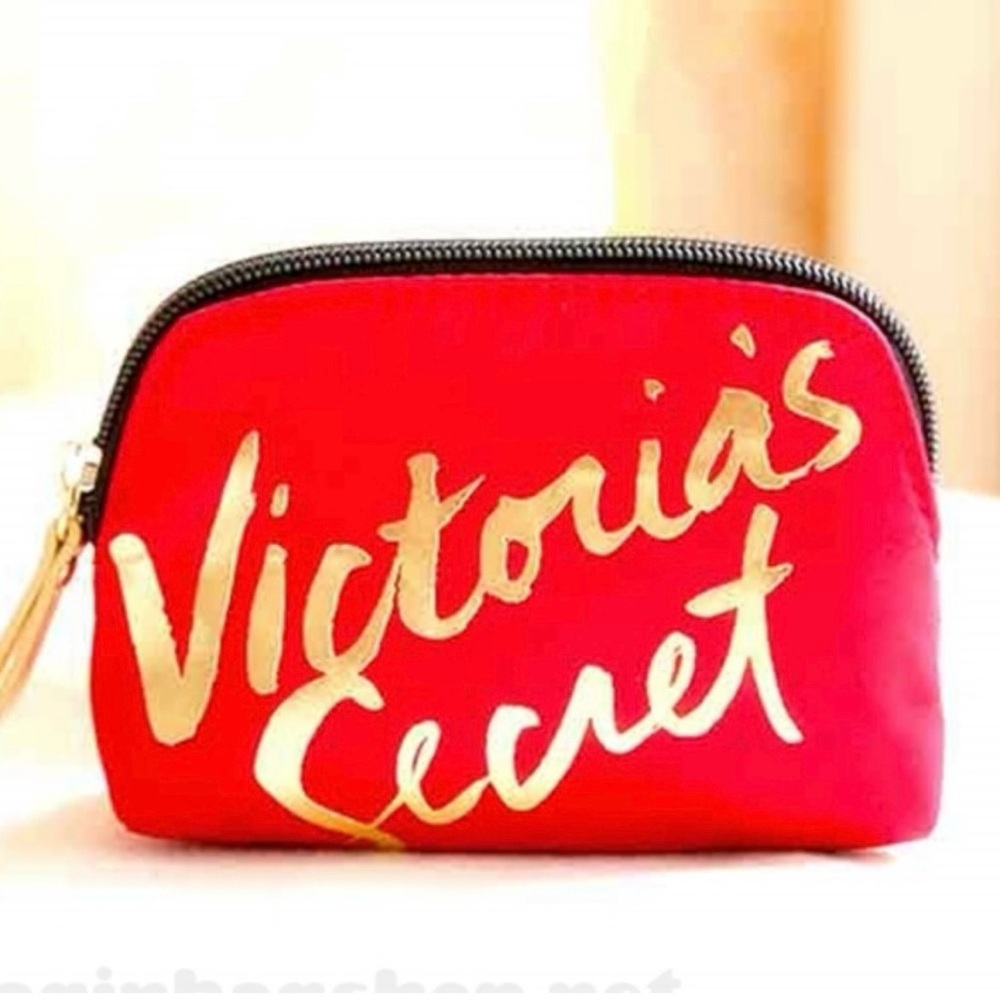 Victoria's Secret-Small Make-Up/Coin/ Key Zippered Pouch 6"